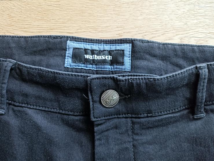 Bild 5: Walbusch Herren Hose schwarz Gr. 27 Kurzgröße Herrenhose Jeanshose Hose gebr.
