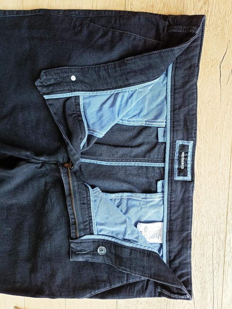Bild 2: Walbusch Herren Hose schwarz Gr. 27 Kurzgröße Herrenhose Jeanshose Hose gebr.
