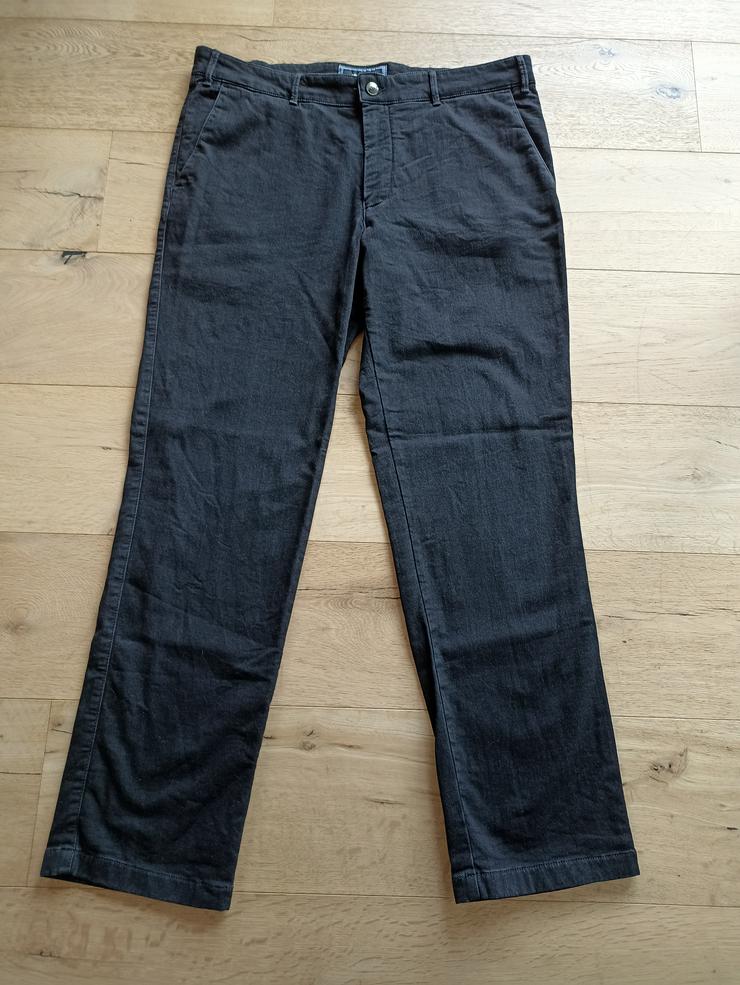 Walbusch Herren Hose schwarz Gr. 27 Kurzgröße Herrenhose Jeanshose Hose gebr. - W33-W35 / 48-50 / M - Bild 1