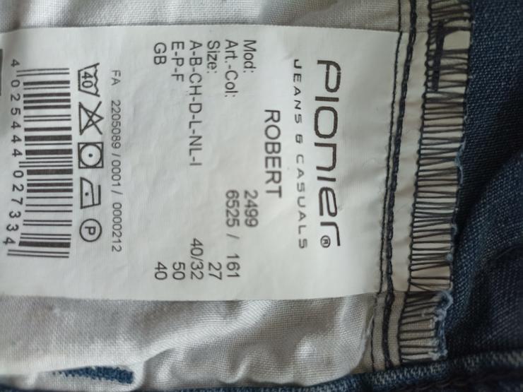 Bild 2: Pionier Herrenhose Jeanshose Hose Herren Hose blau Gr. 27 Kurzgröße
