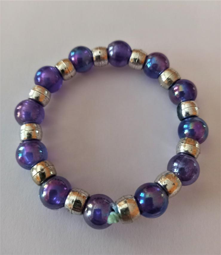 Schönes Damen Elastisches Perlenarmband