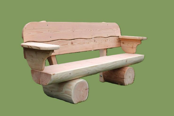 Bild 10: Baumbank. Gartenbank. Holzbank. Krongartmöbel.