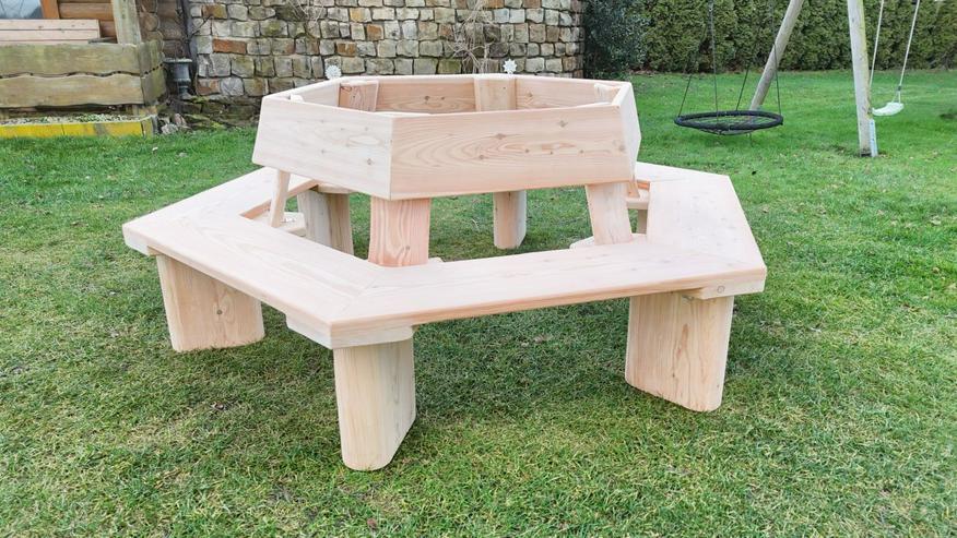 Bild 3: Baumbank. Gartenbank. Holzbank. Krongartmöbel.