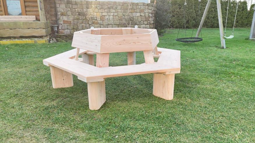 Bild 2: Baumbank. Gartenbank. Holzbank. Krongartmöbel.