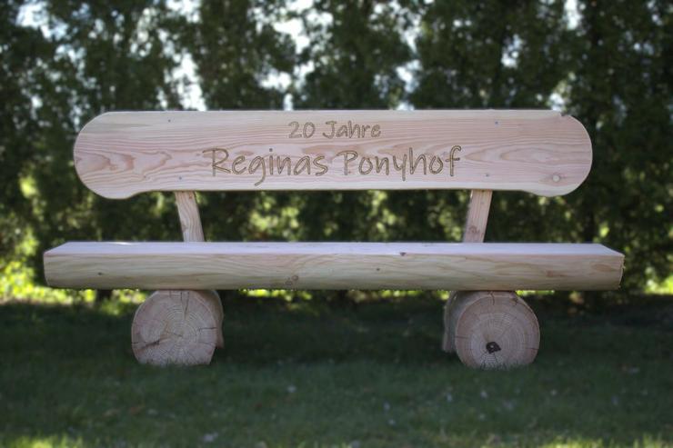 Bild 9: Baumbank. Gartenbank. Holzbank. Krongartmöbel.