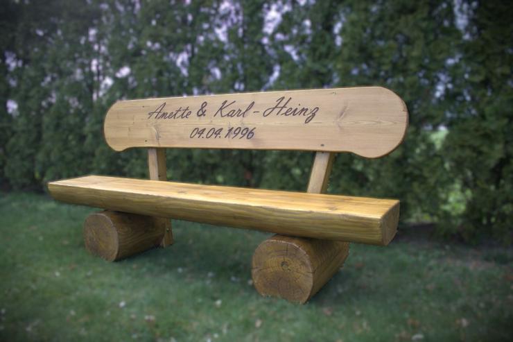 Bild 8: Baumbank. Gartenbank. Holzbank. Krongartmöbel.
