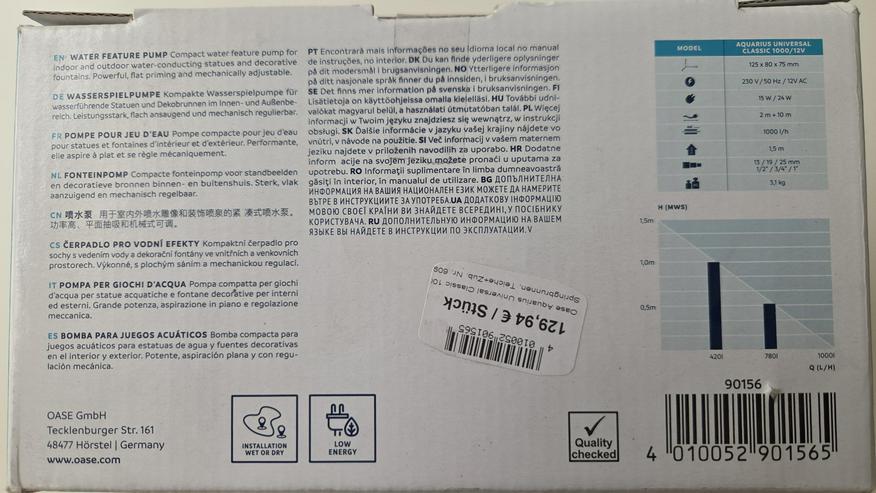 Bild 2: Aquarius Universal Classic 1000 12V von OASE