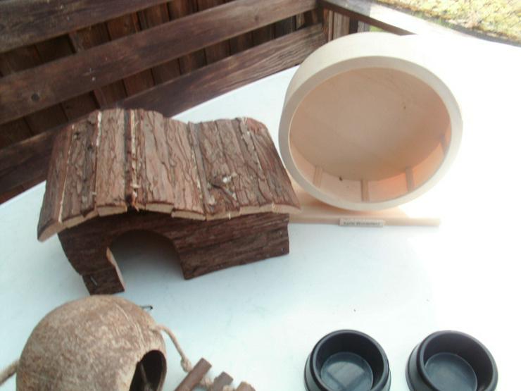 Bild 10: Kleintierkäfig / Heim für kleine Nagetiere, plus Zubehör