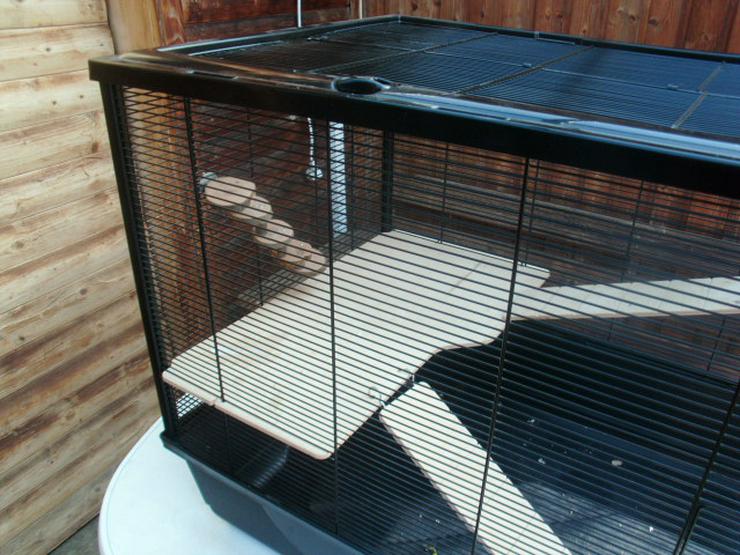 Bild 2: Kleintierkäfig / Heim für kleine Nagetiere, plus Zubehör