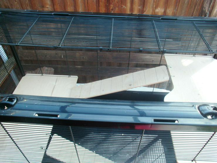 Bild 6: Kleintierkäfig / Heim für kleine Nagetiere, plus Zubehör