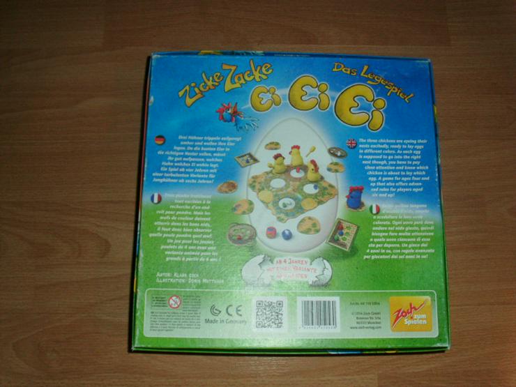 Bild 3: Legespiel Zicke Zacke, EI, EI, Ei