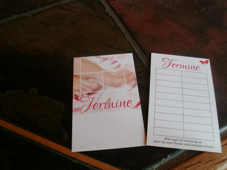 Bild 4: Über 350 Terminkarten für Fußpflege / Nagelstudio NEU