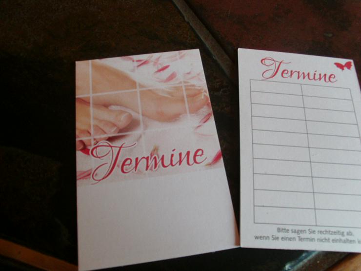 Bild 3: Über 350 Terminkarten für Fußpflege / Nagelstudio NEU