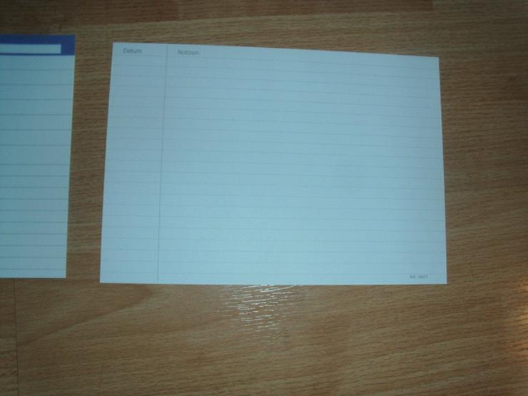 Bild 5: 130 neue Kundenkarteikarten, inkl. Box, plus Kassenbericht 305