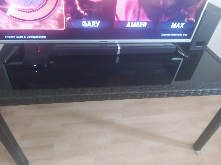 Bild 4: Ratan Tisch mit 6 Stühlen schwarz