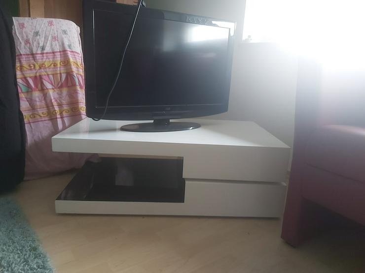 Tv Board weiß zum schwenken  - TV & Hi-Fi Möbel - Bild 1