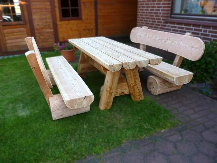 Gartenmöbel aus Lärchenholz. Holzmöbel. - Garnituren - Bild 1