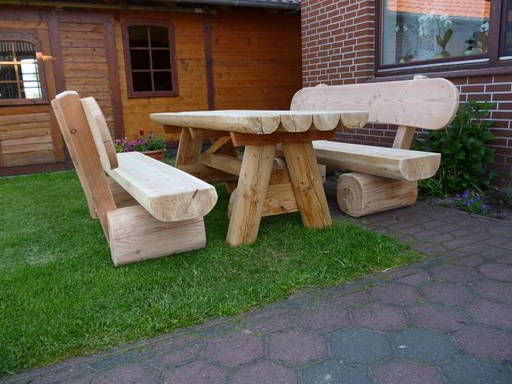 Bild 4: Gartenmöbel aus Lärchenholz. Holzmöbel.