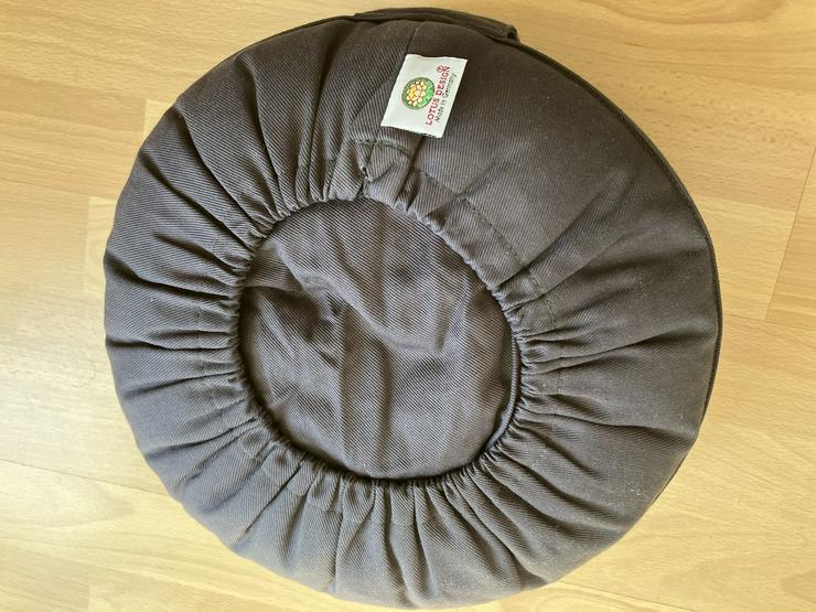 Bild 2: 2x Lotus Design Yogakissen Meditationskissen Sitzkissen schwarz