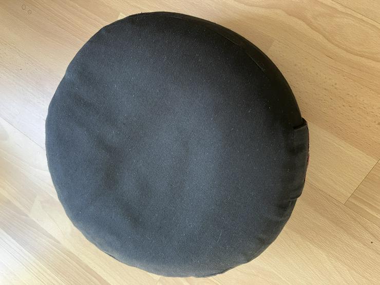 2x Lotus Design Yogakissen Meditationskissen Sitzkissen schwarz