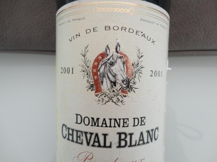 Bild 4: DOMAINE DE CHEVAL BLANC Bordeaux Rotwein 2001