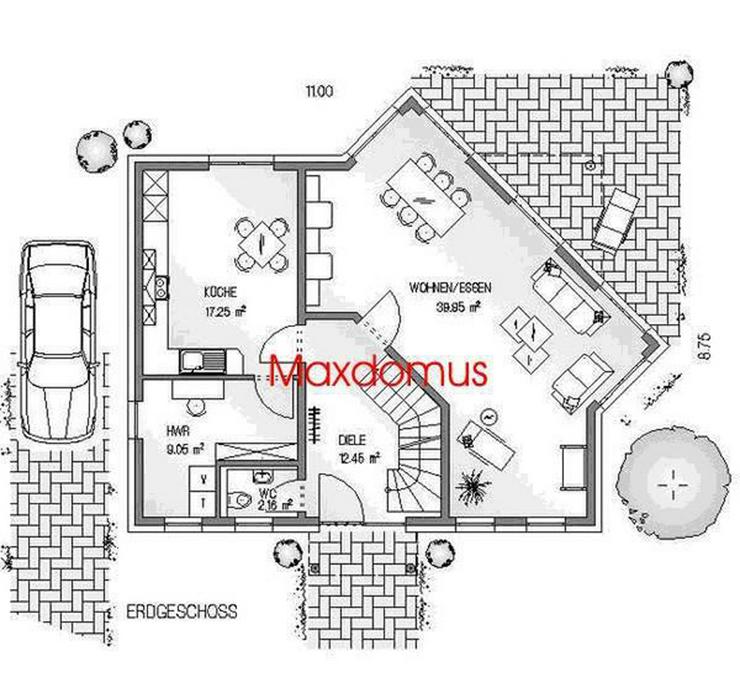 maxdomus Deutschland " Wir leben Häuser" Haus Trevisio Massivhaus - Haus kaufen - Bild 2