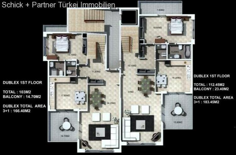 Duplex Penthouse Wohnungen Typ A mit Traumpanorama - Auslandsimmobilien - Bild 8