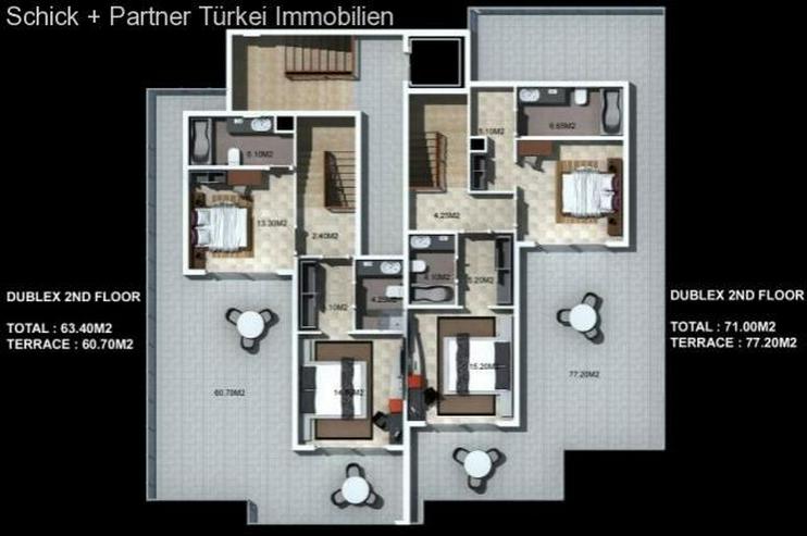 Bild 9: Duplex Penthouse Wohnungen Typ A mit Traumpanorama