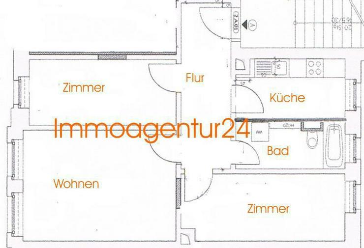 + Immoagentur24 de + 3 Zimmerwohnung mit Fahrstuhl Ludwigstrasse